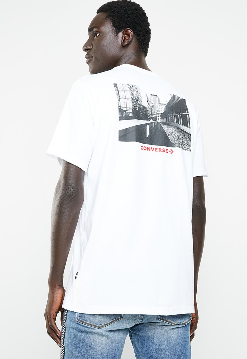 Converse - Street view tee - white