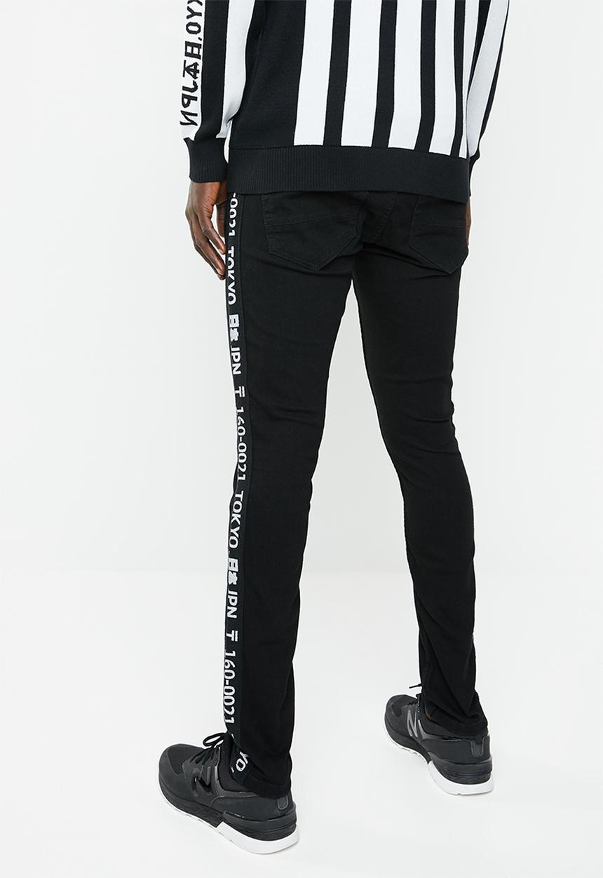 Only & Sons - Spun tape jeans - black