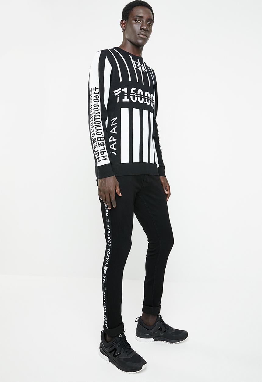 Only & Sons - Spun tape jeans - black