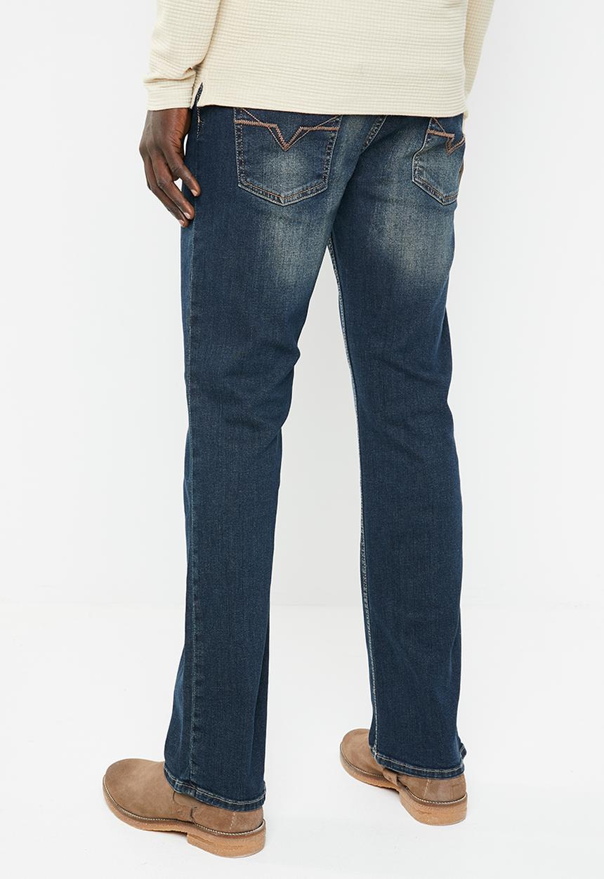 GUESS - Slim bootleg buster wash - blue