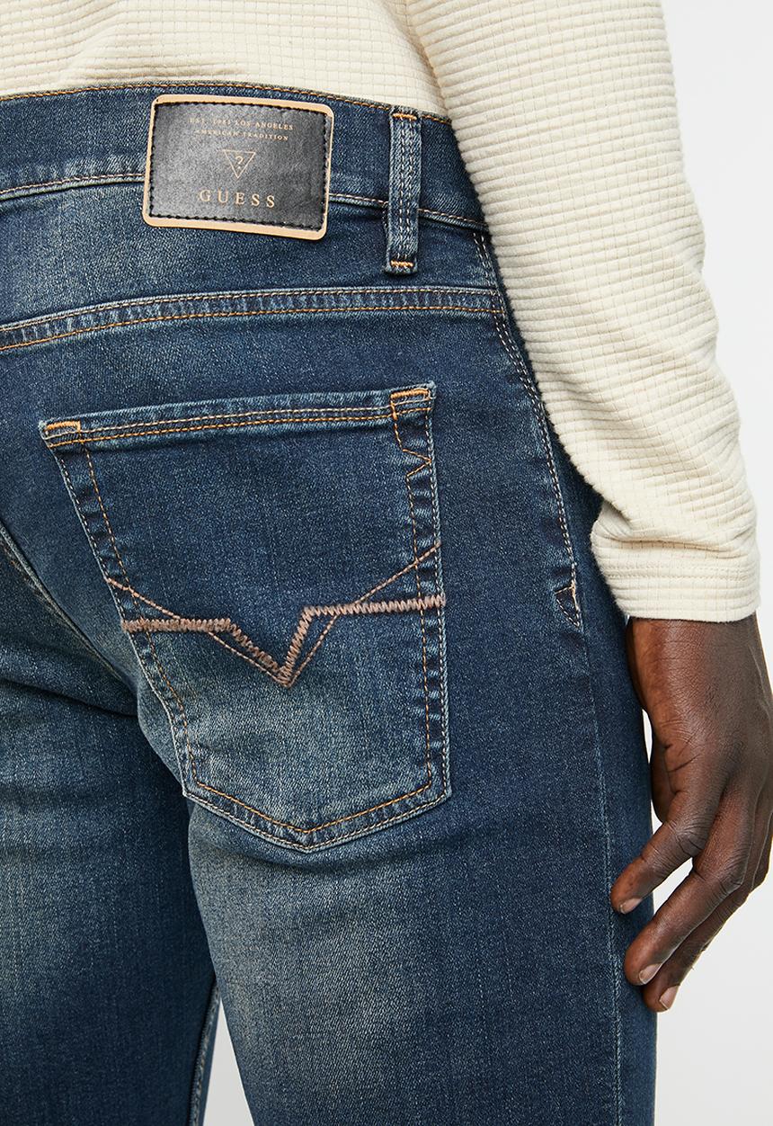 GUESS - Slim bootleg buster wash - blue