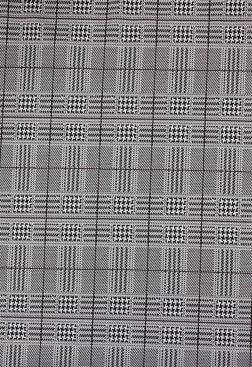 Superbalist - Check shift dress - black & white