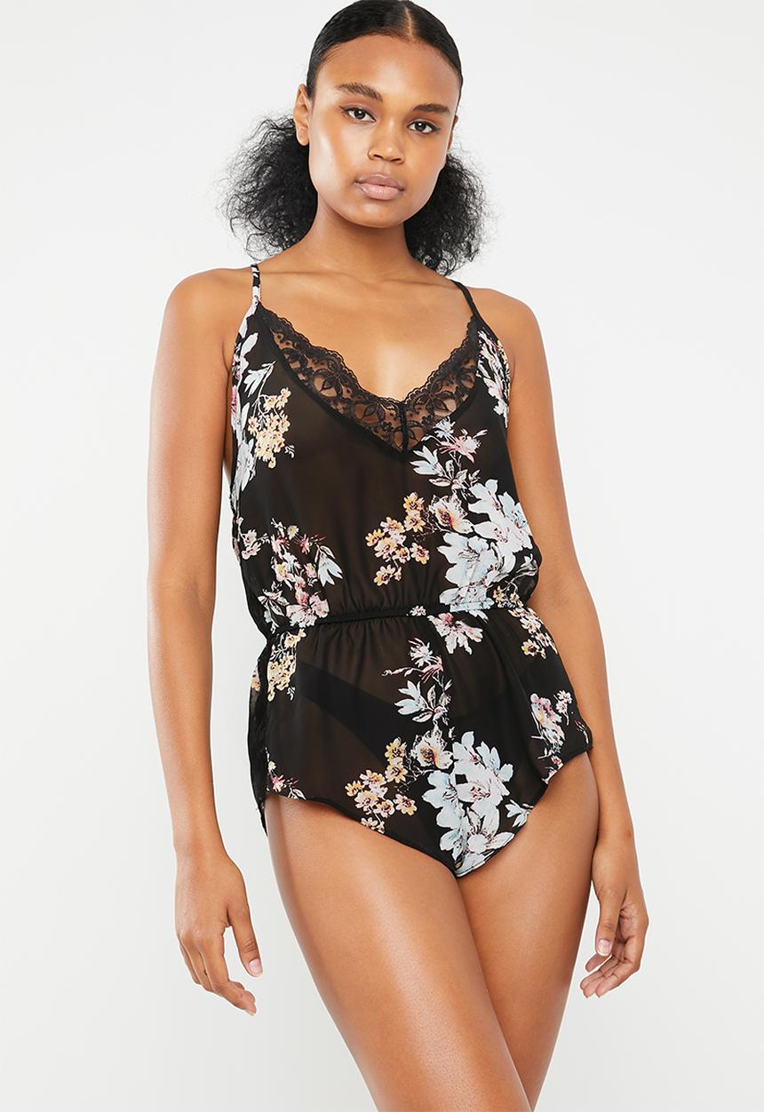 Superbalist - V-neck teddy  - black 