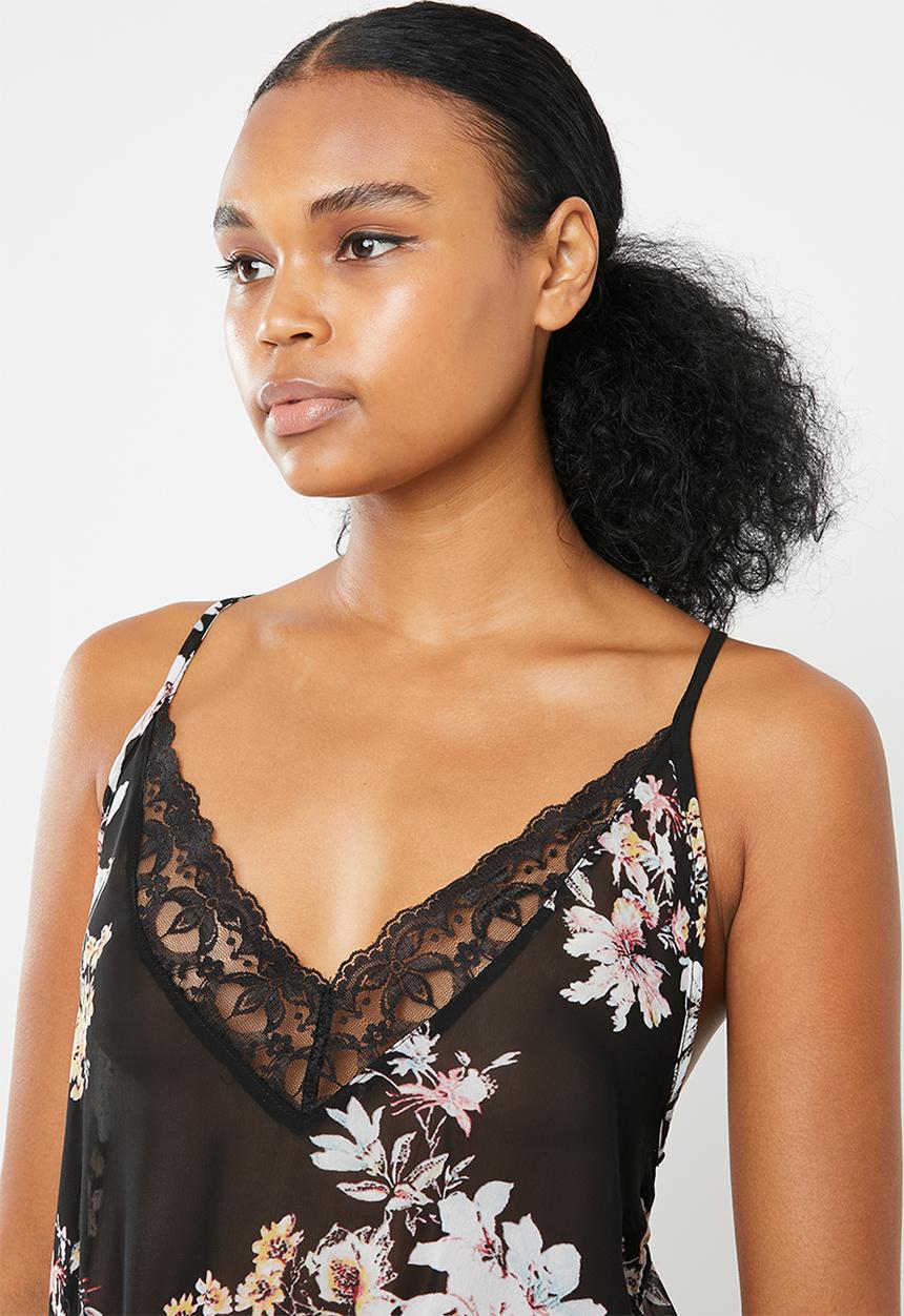 Superbalist - V-neck teddy  - black 