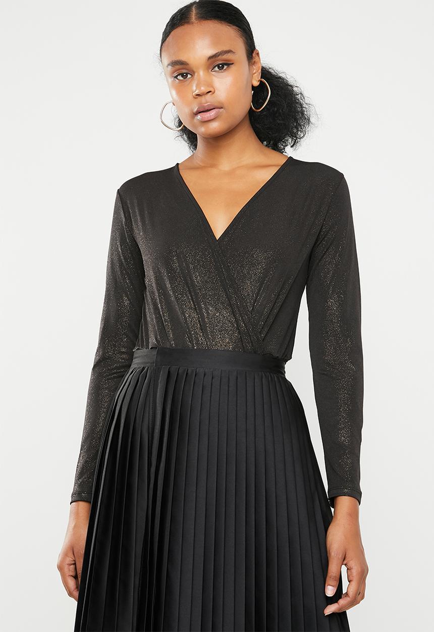 Superbalist - Wrap bodysuit - black 