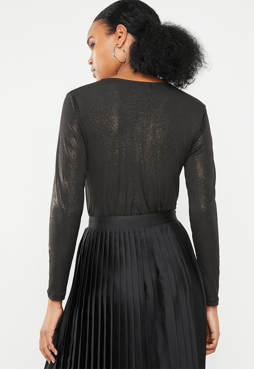 Superbalist - Wrap bodysuit - black 