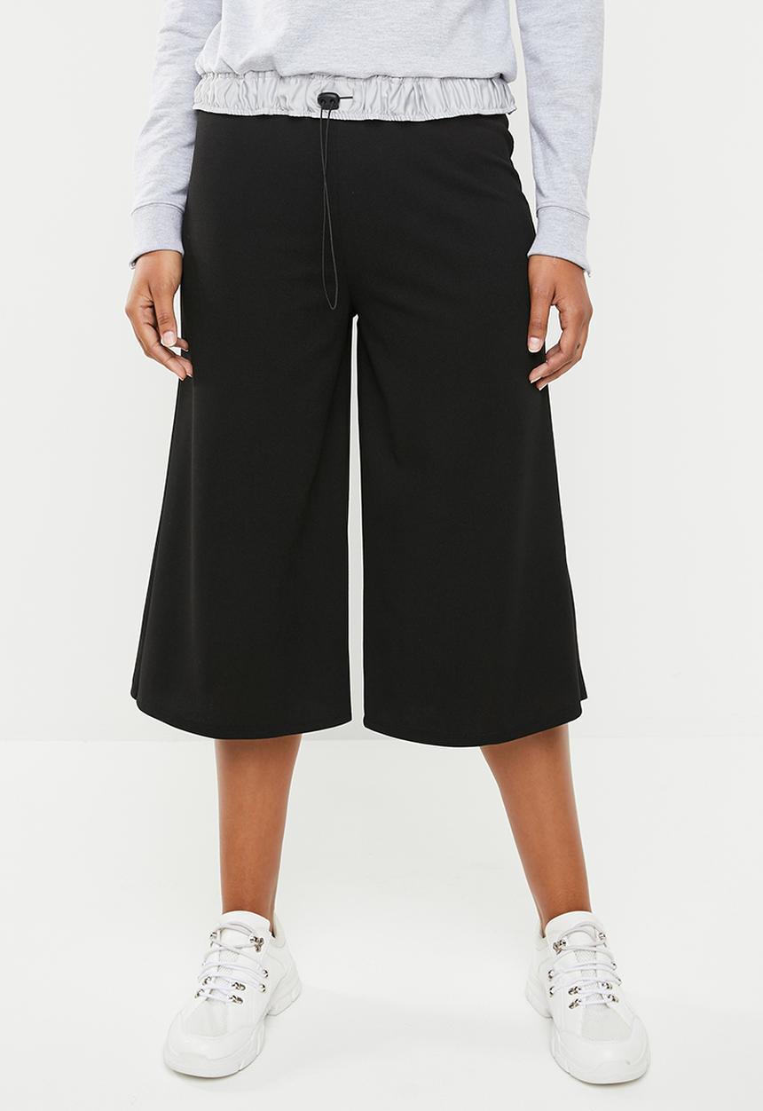 STYLE REPUBLIC - Wide leg culotte - black
