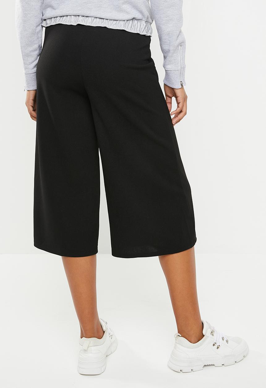 STYLE REPUBLIC - Wide leg culotte - black