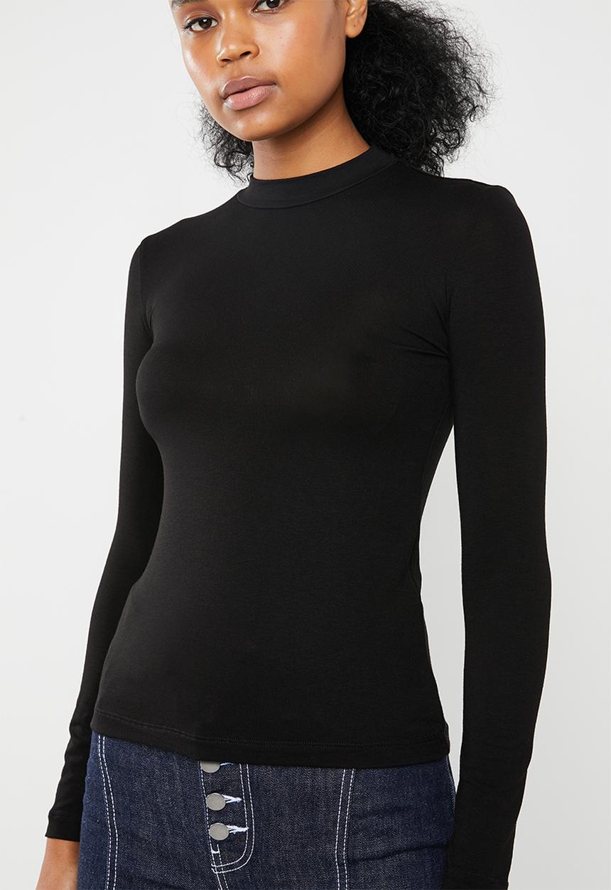 Superbalist - 2 Pack turtle neck top - black & white