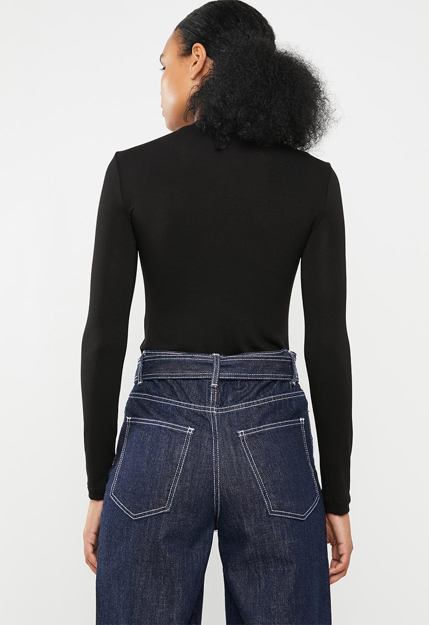 Superbalist - 2 Pack turtle neck top - black & white