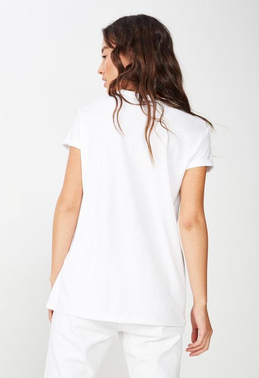Cotton On - Classic slogan tee - white