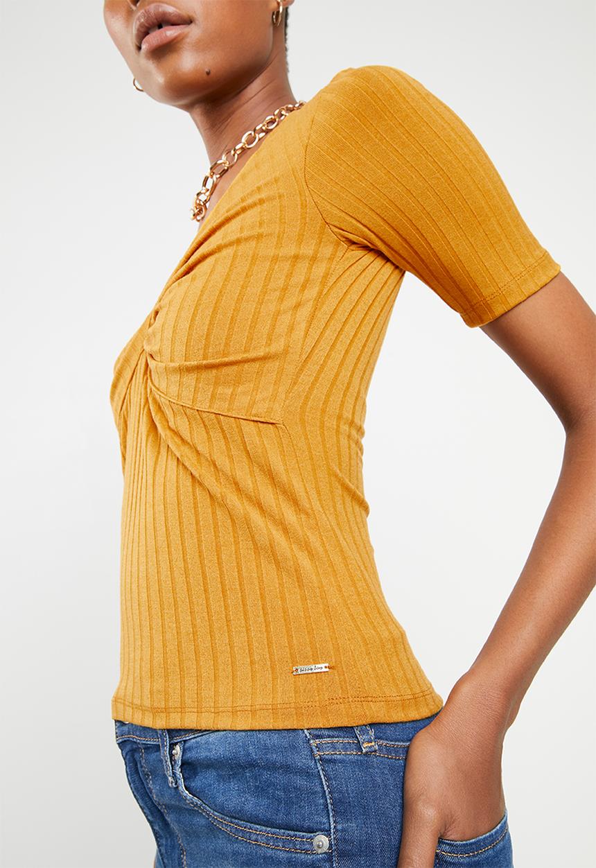 SISSY BOY - Freeze rib top - yellow