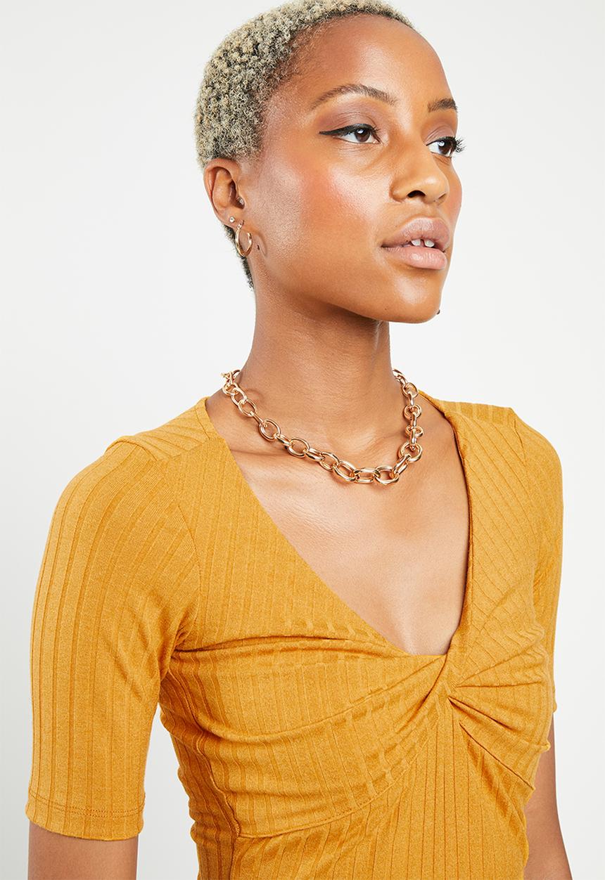 SISSY BOY - Freeze rib top - yellow