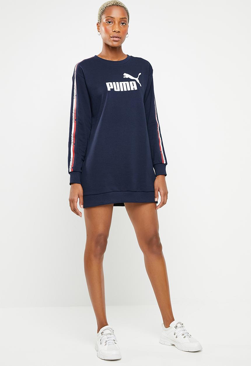 PUMA - Tape detail dress - navy