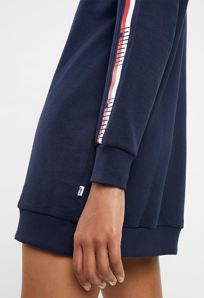 PUMA - Tape detail dress - navy