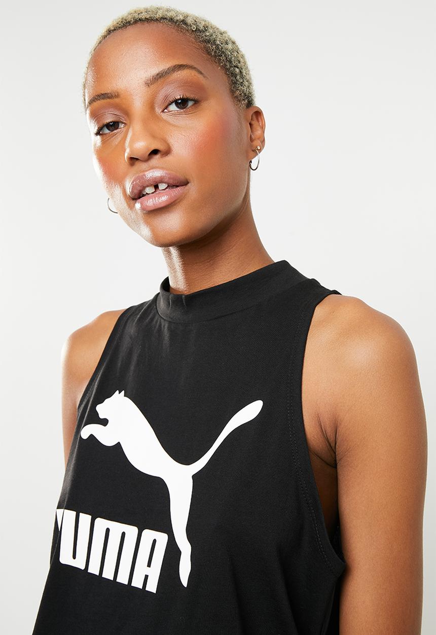 PUMA - Classics logo tank - black