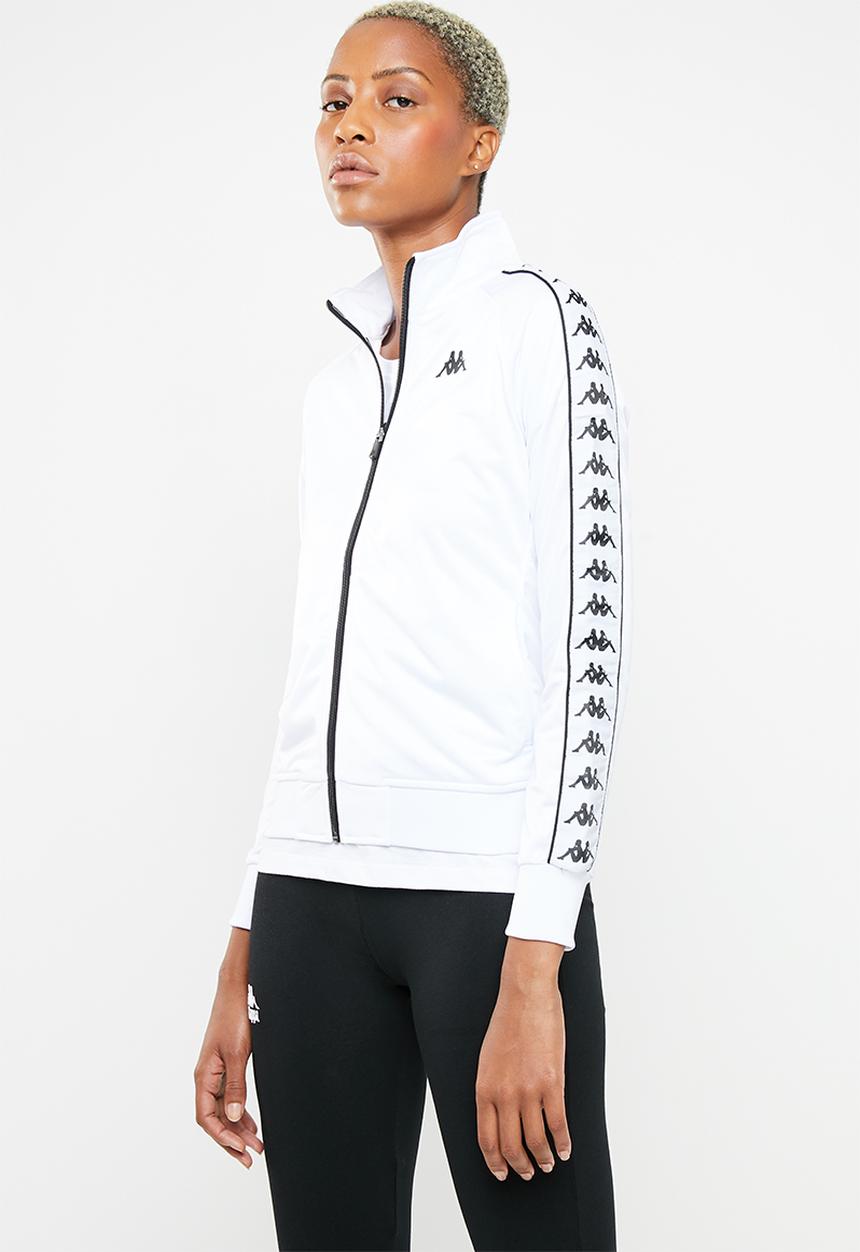 KAPPA - Banda logo tape jacket - white & black