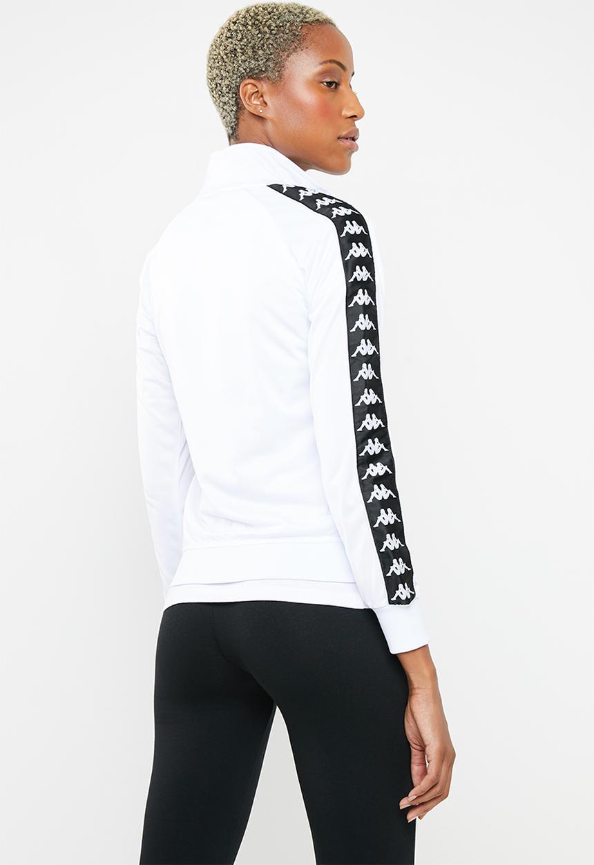 KAPPA - Banda logo tape jacket - white & black