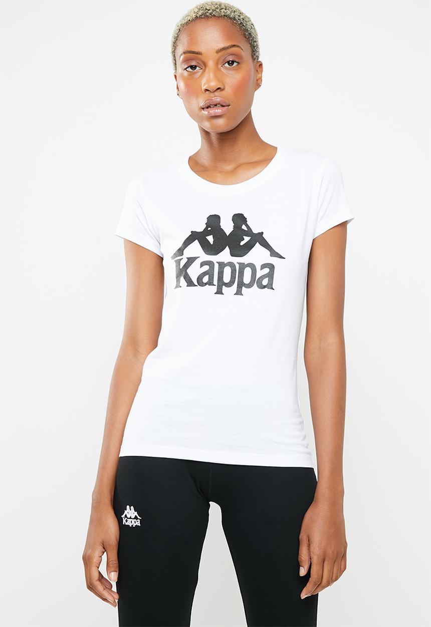 KAPPA - Authentic westessi T-shirt - white & black