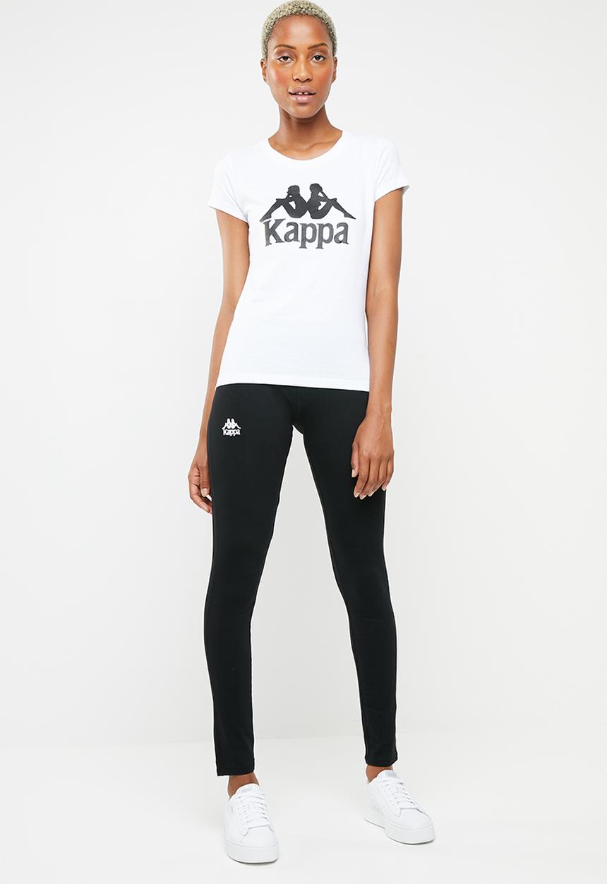 KAPPA - Authentic westessi T-shirt - white & black
