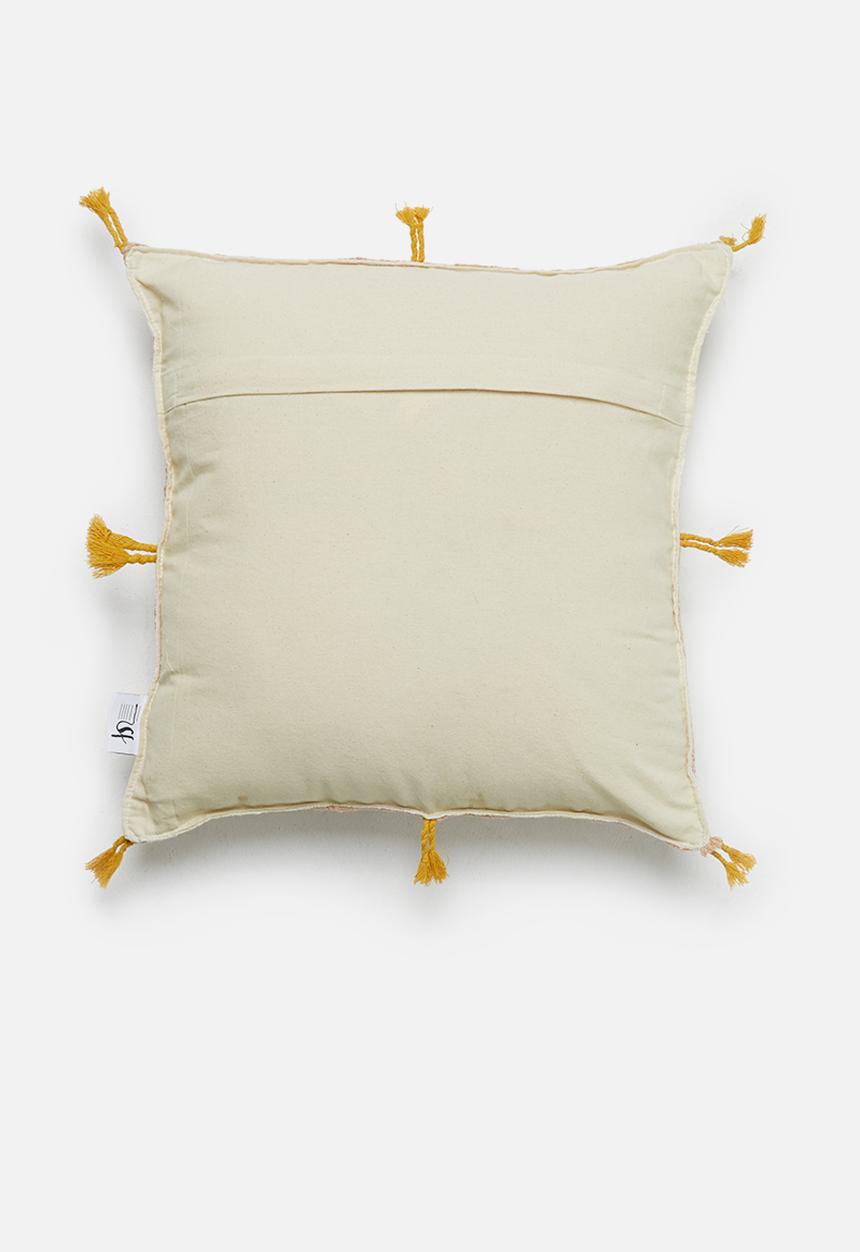 Sixth Floor - Tesiba cushion cover - yellow