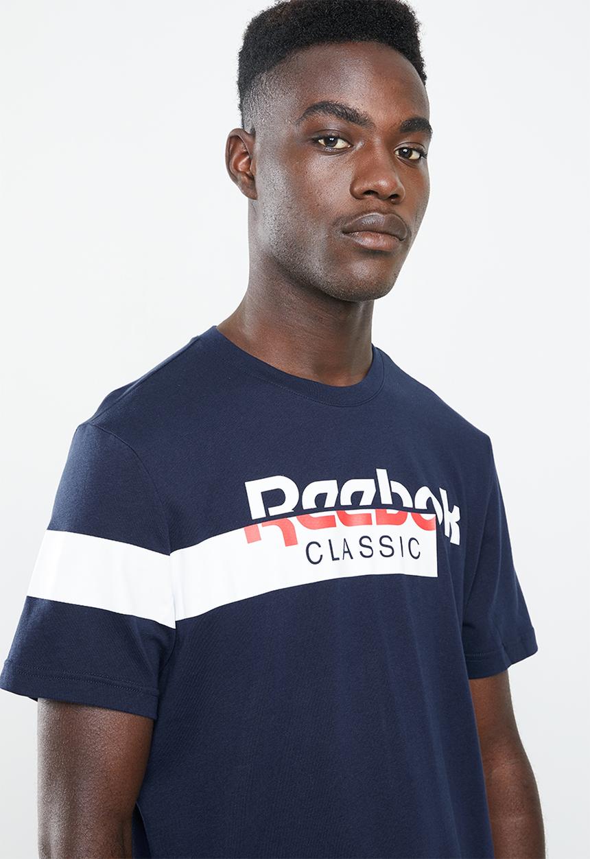 Reebok Classic - Disruptive classic tee - navy