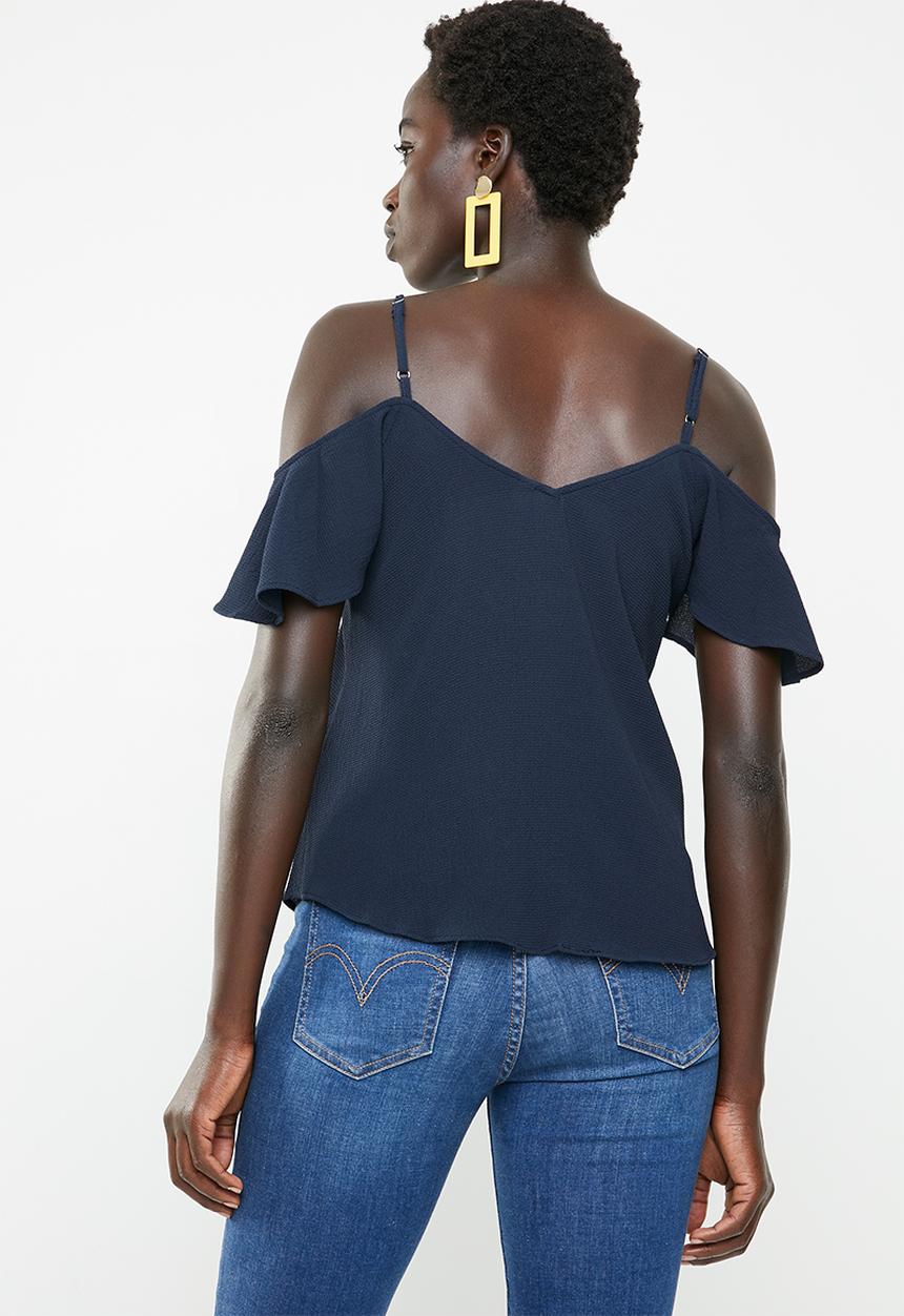 Revenge - Cut-out top - navy