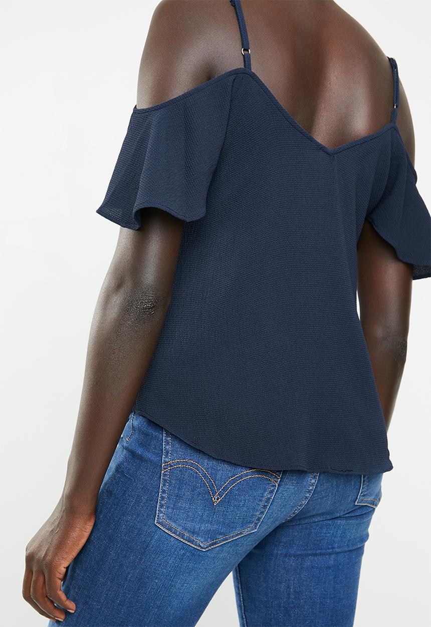 Revenge - Cut-out top - navy