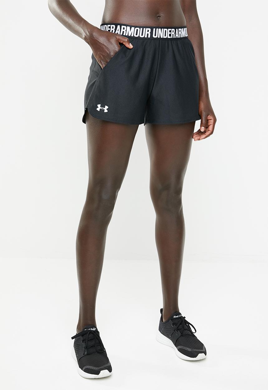 Under Armour - Play up short 2.0 - black & white