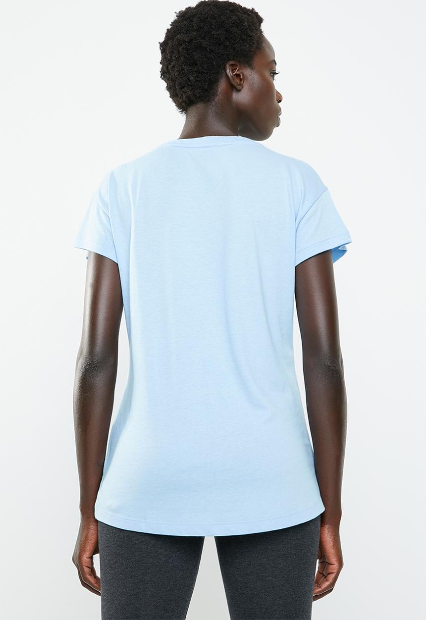 PUMA - Active logo tee - blue