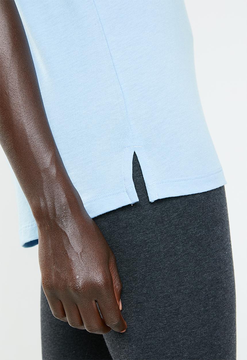 PUMA - Active logo tee - blue