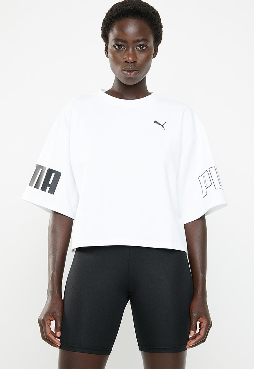 PUMA - Modern sport sweat tee - white