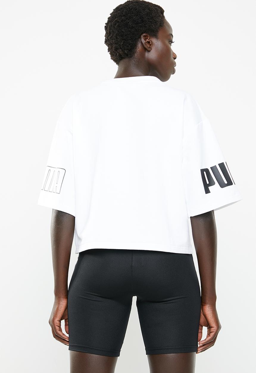 PUMA - Modern sport sweat tee - white
