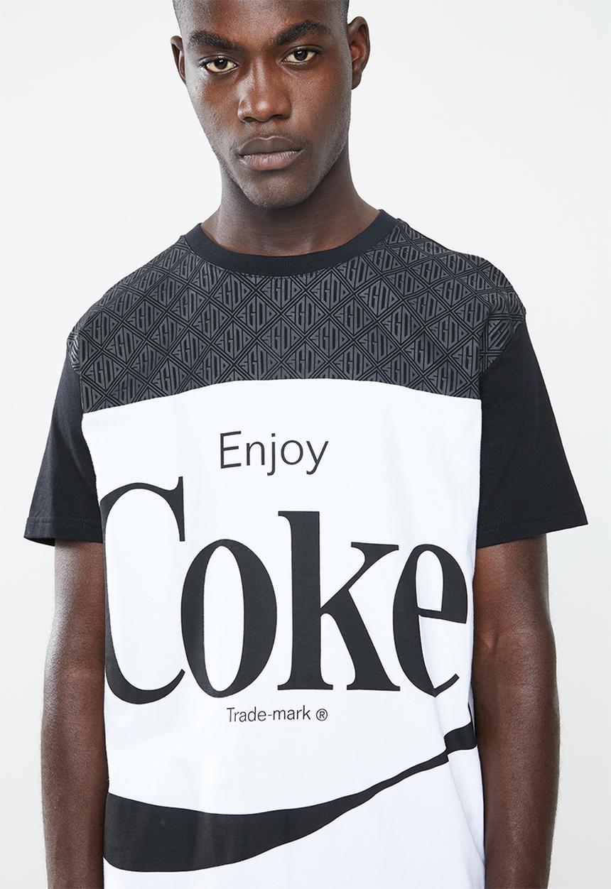 Coke Threds - Coke Threds X Sgod tee - black/white