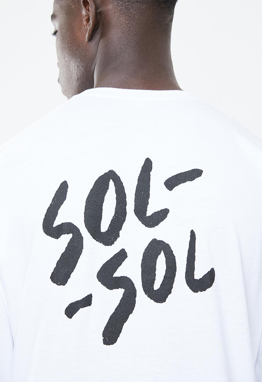 Coke Threds - Coke Threds X Sol - Sol long sleeve tee - white