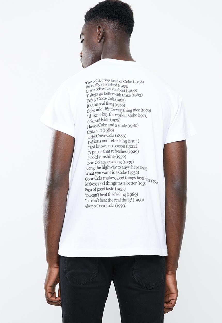 Coke Threds - Coke Threds X Sol - Sol tee - white