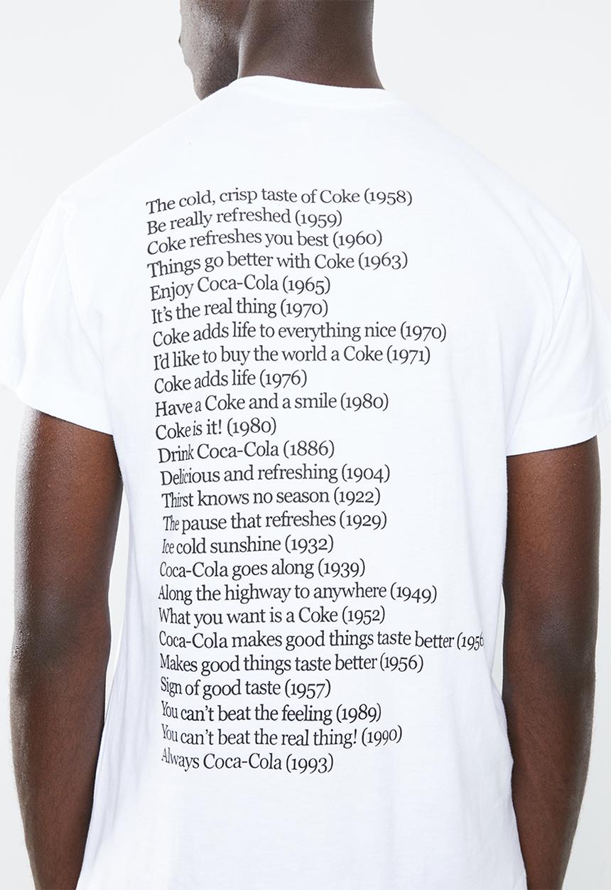 Coke Threds - Coke Threds X Sol - Sol tee - white
