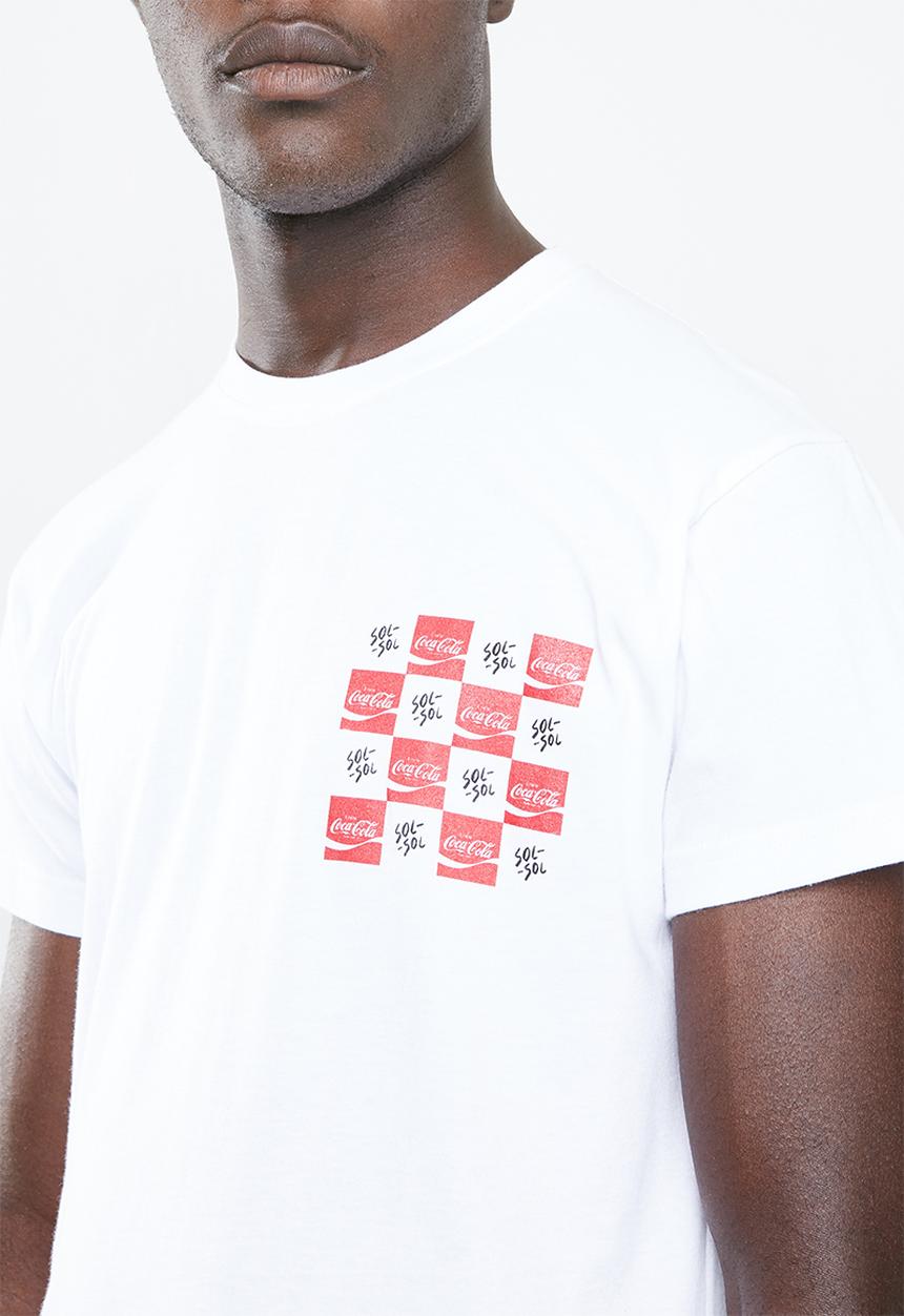 Coke Threds - Coke Threds X Sol - Sol tee - white