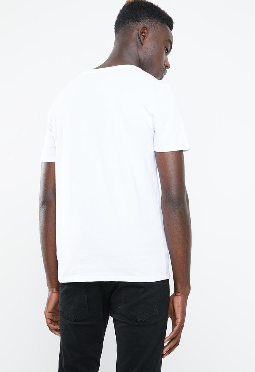GUESS - Guess hologram short sleeve tee - white