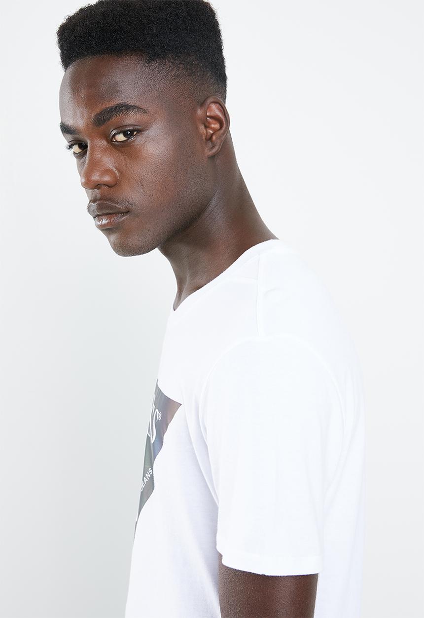 GUESS - Guess hologram short sleeve tee - white