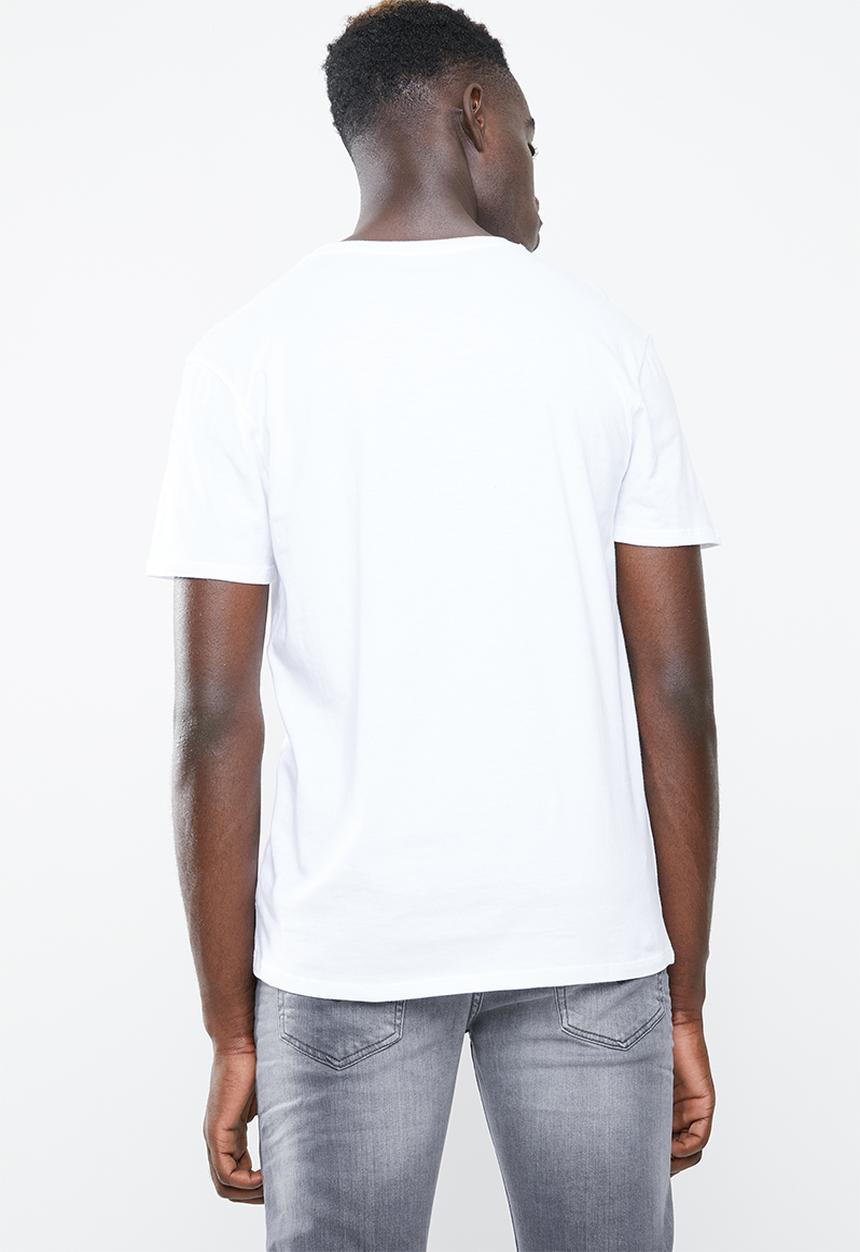 GUESS - Guess text tee - white