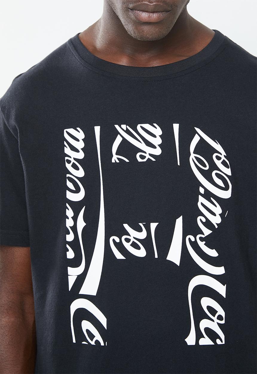 Coke Threds - Coke Threds Rich Mnisi staple tee - black
