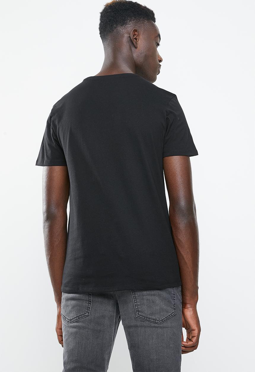 GUESS - Guess hologram short sleeve tee - black