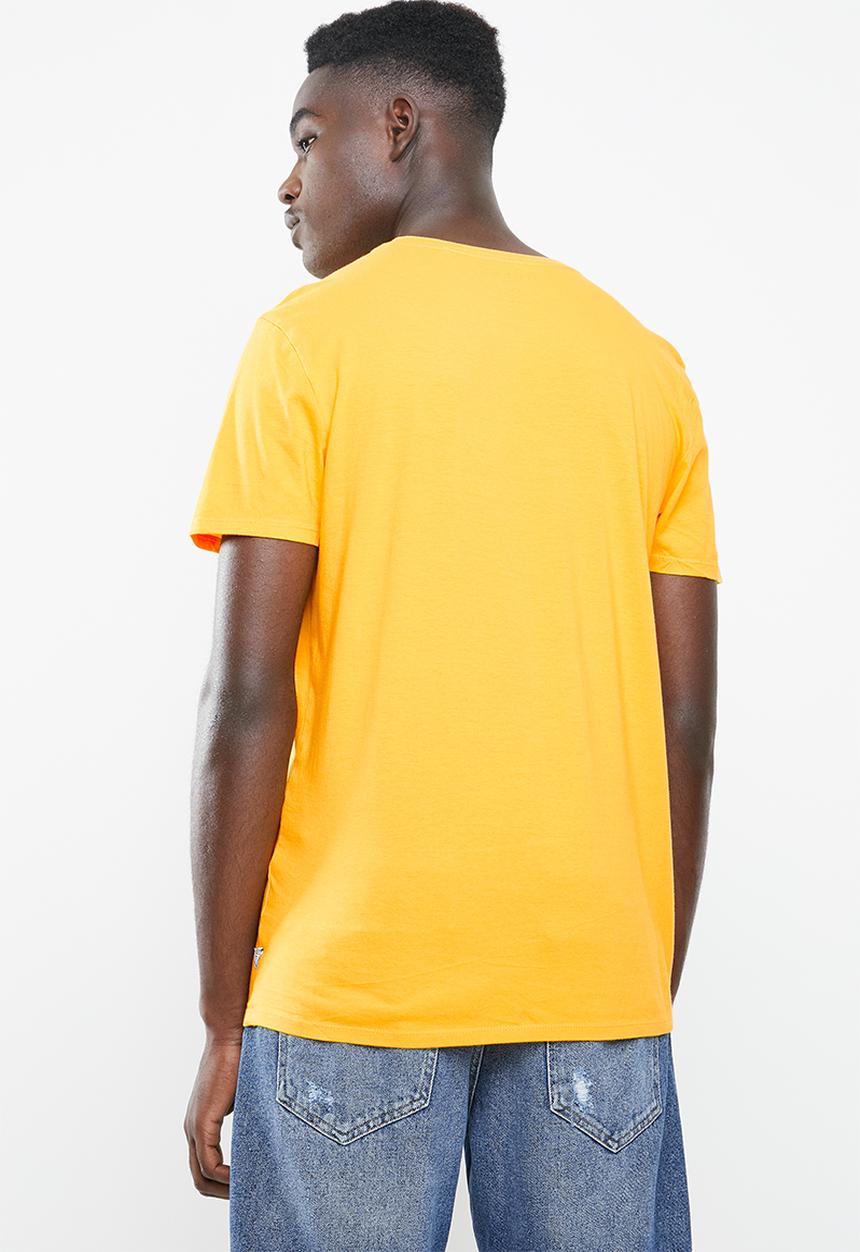 GUESS - Guess black out short sleeve tee - yellow