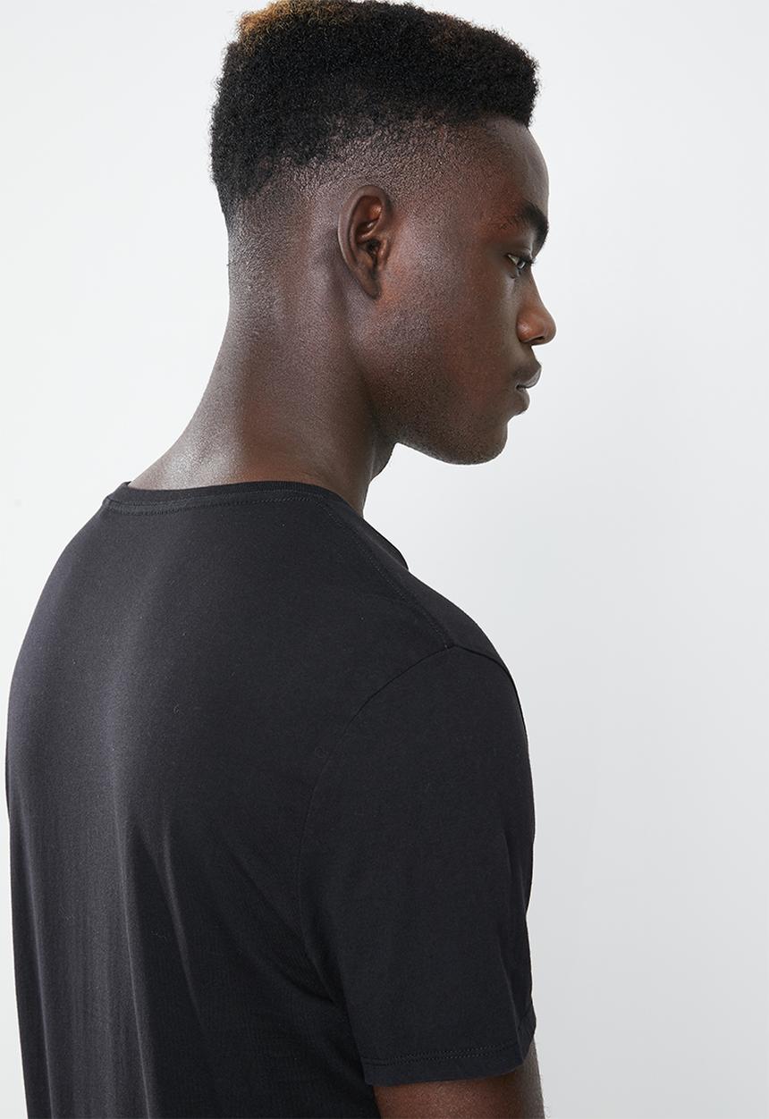 GUESS - Linear ombre short sleeve tee - black