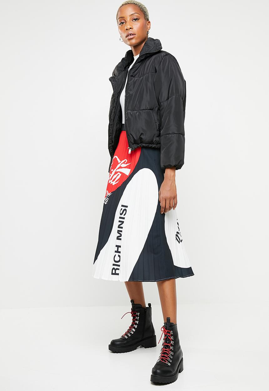 Coke Threds - Coke Thred X Rich Mnisi pleated midi skirt - multi