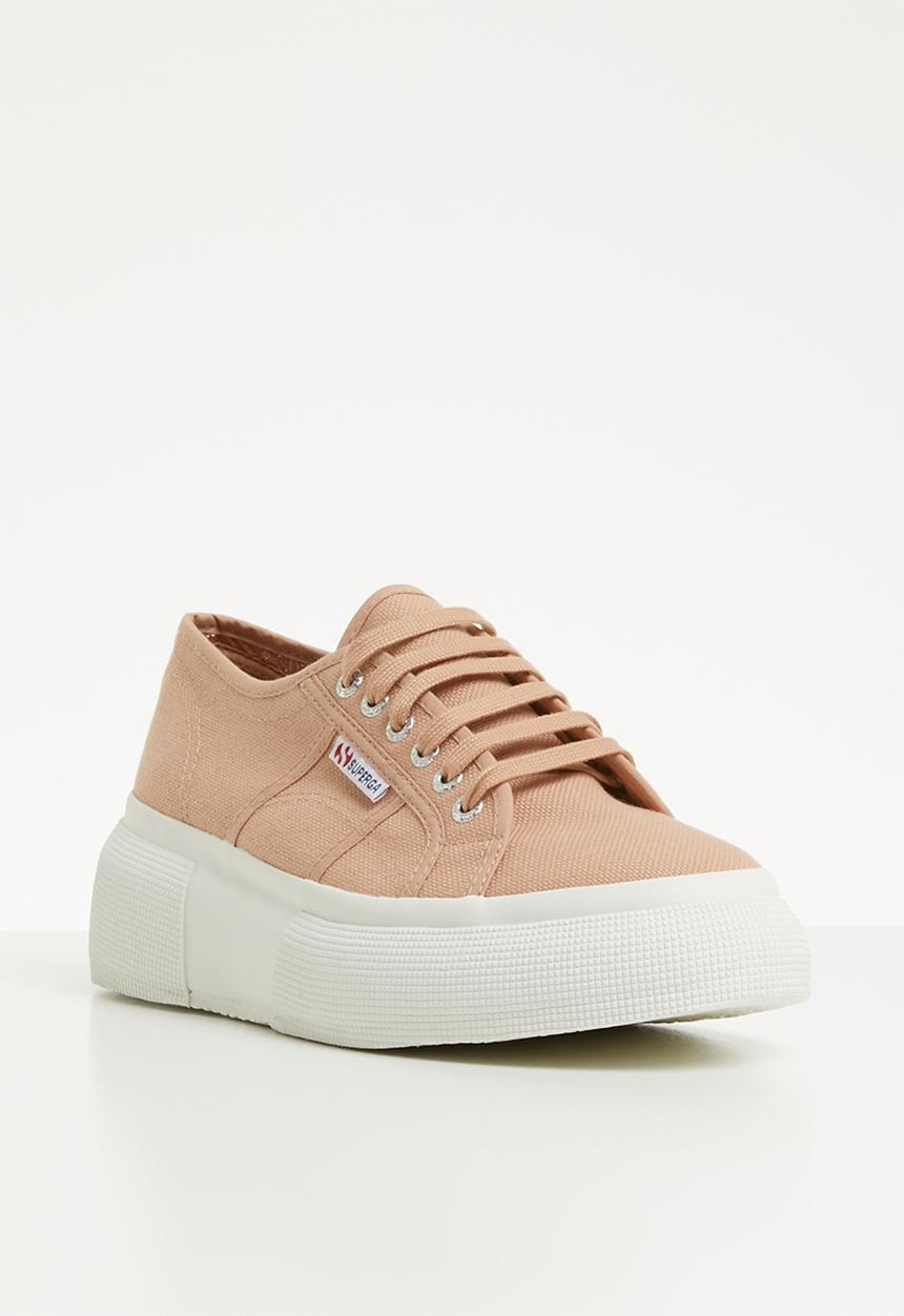SUPERGA - 2287 Cotu canvas boost wedge - rose mahogany