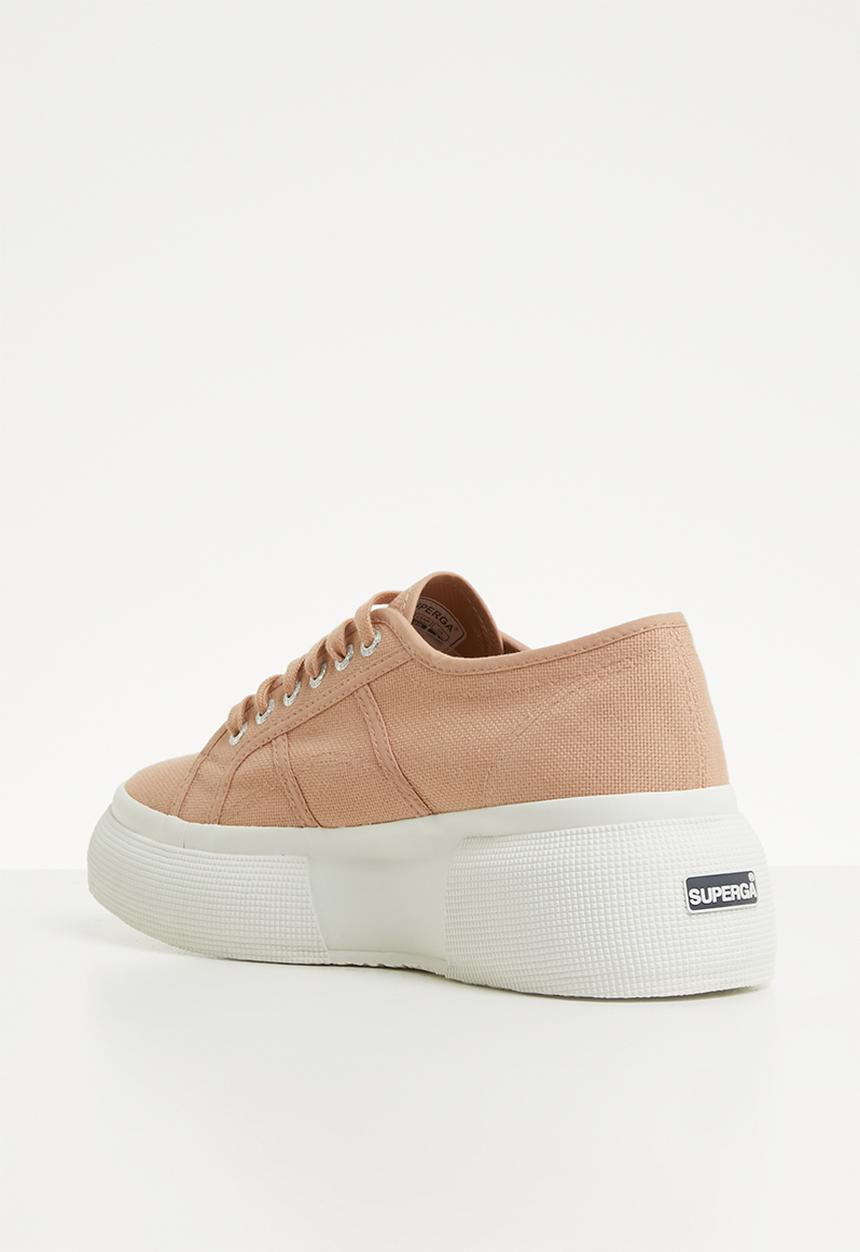 SUPERGA - 2287 Cotu canvas boost wedge - rose mahogany