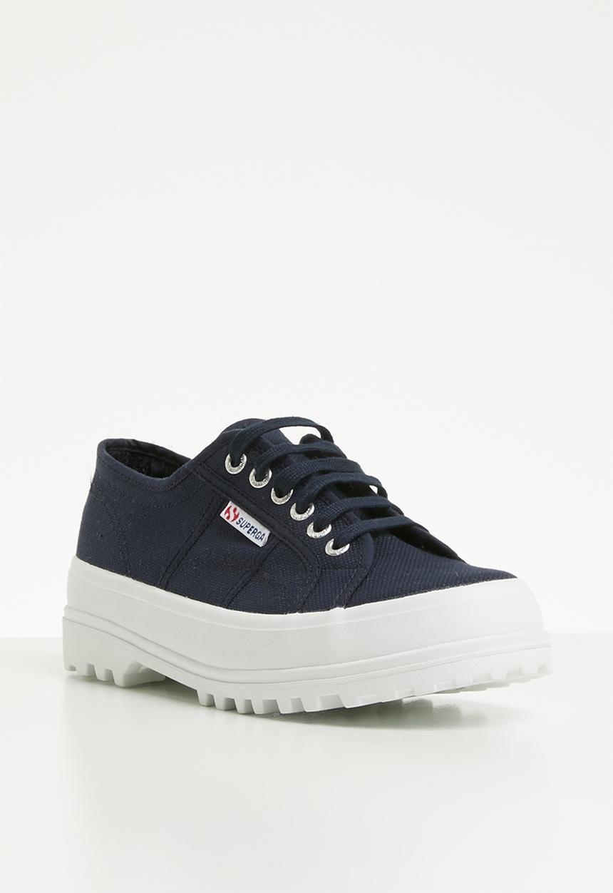 SUPERGA - 2555 Cotu canvas tank sole - f43 navy white