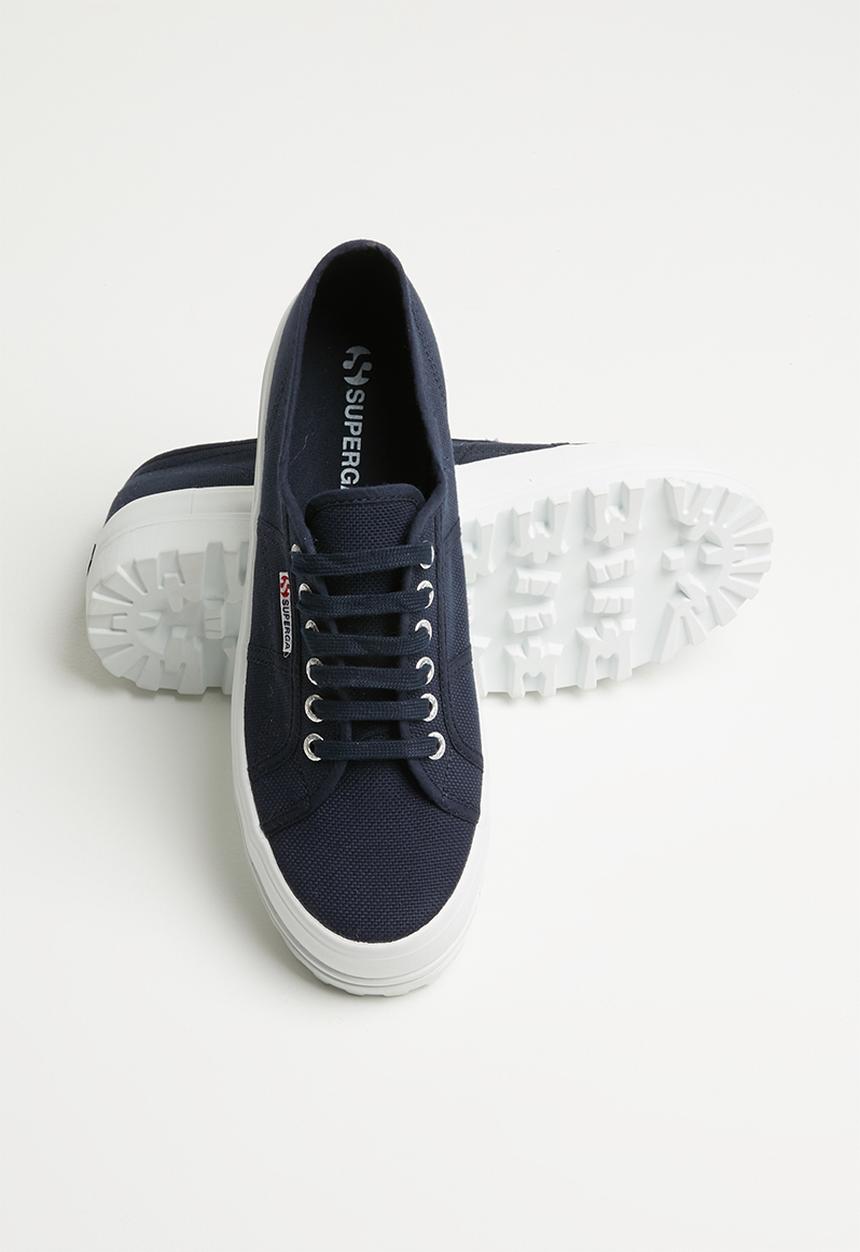 SUPERGA - 2555 Cotu canvas tank sole - f43 navy white